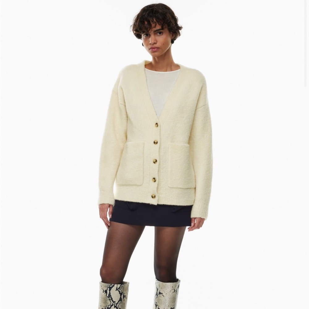 Wilfred Ruth Cardigan in Light Birch. Size XS.